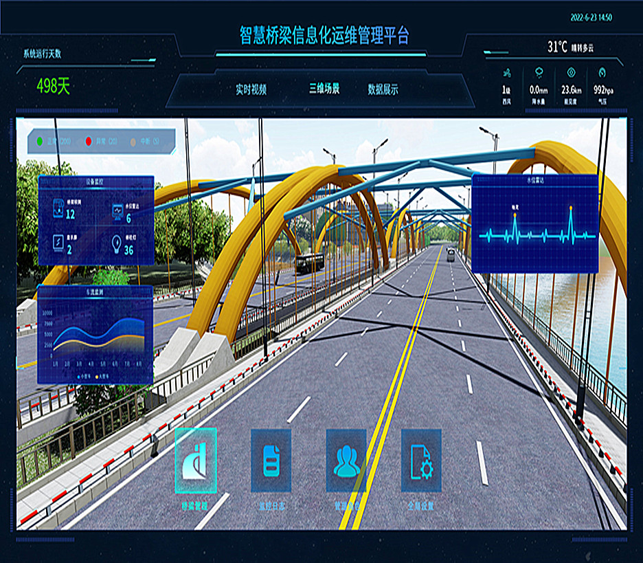 智慧桥梁GIS可视化平台